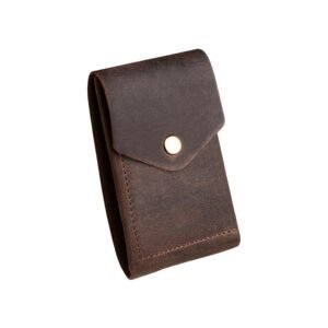 The Wallet Store Flip Genuine Leather Vertical Slim Wallet for Men