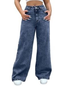 AUSK Women's Relaxed Fit High Rise Jeans || Woman Jean's || Women Baggy Jeans