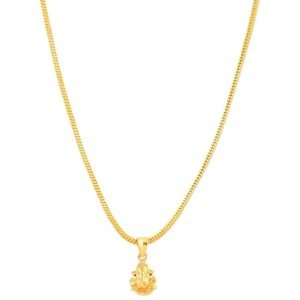 Handicraft Kottage 1 gm Micro Gold plated Stylesh Modern Brass Chain Pendant