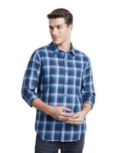 Symbol Premium Men's Checkered Casual Shirt - Regular Fit | Full Sleeve | Pure Cotton