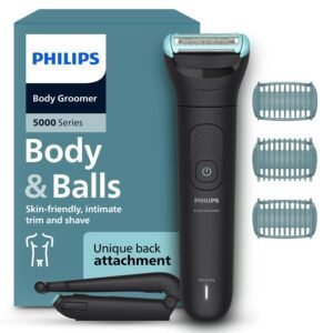 Philips trimmer for men with precision blades, ergonomic design, and long battery life, ideal for grooming, beard styling, and professional trimming at home.