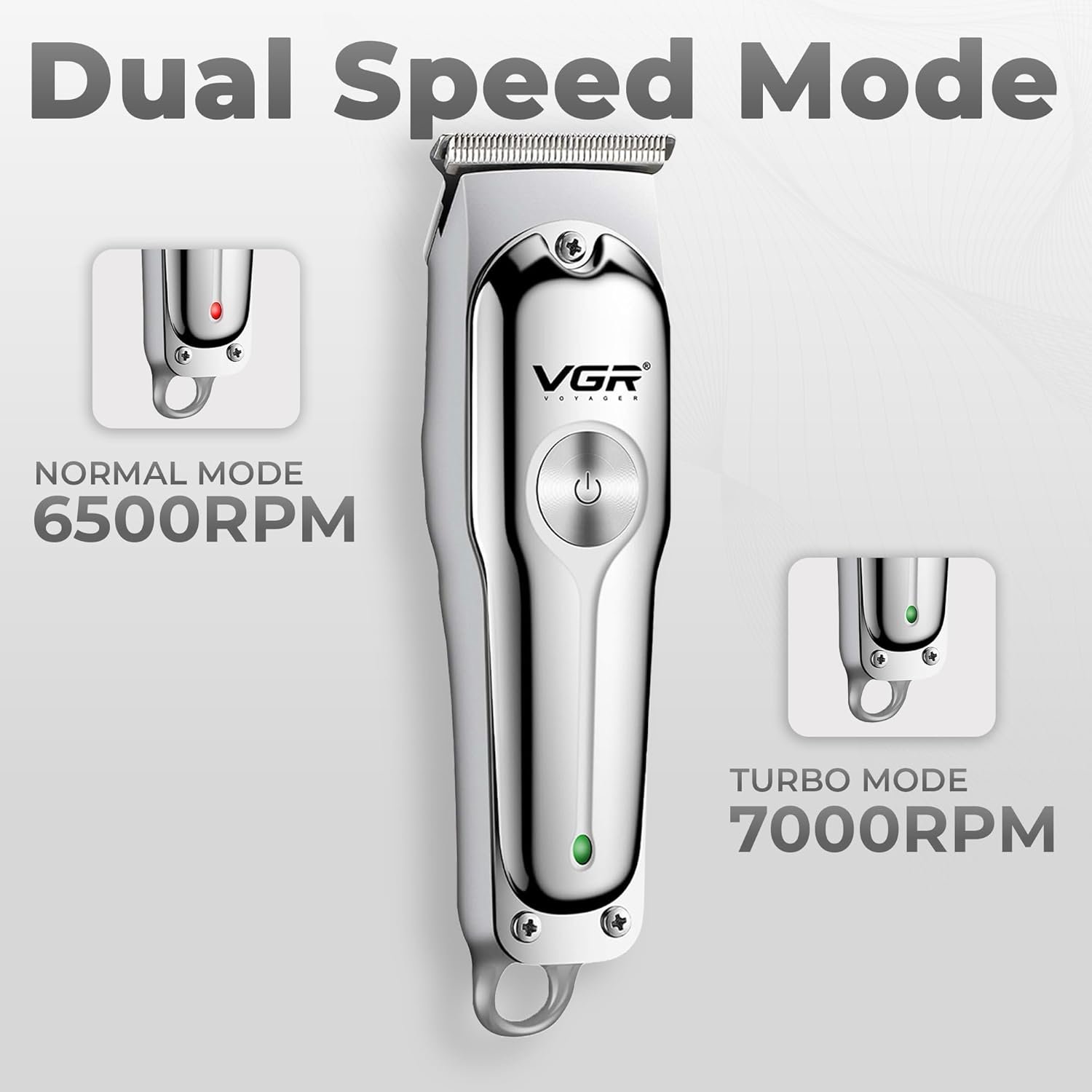 Hair trimmer with 120‑minute runtime, ergonomic design, and sharp blades, offering smooth shaving and effortless beard styling.