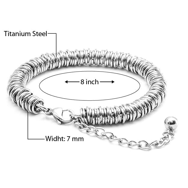 THE MEN THING bracelet, pure titanium steel, premium men’s jewelry.